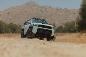 Toyota 4Runner Exterior Window Molle Panels - Passenger - DV8 Offroad - DV8 5th Gen 4Runner Roof Rack (RRTF3-02) - Black - `25-`26